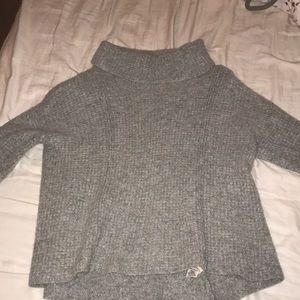 Gray knit sweater- Free people